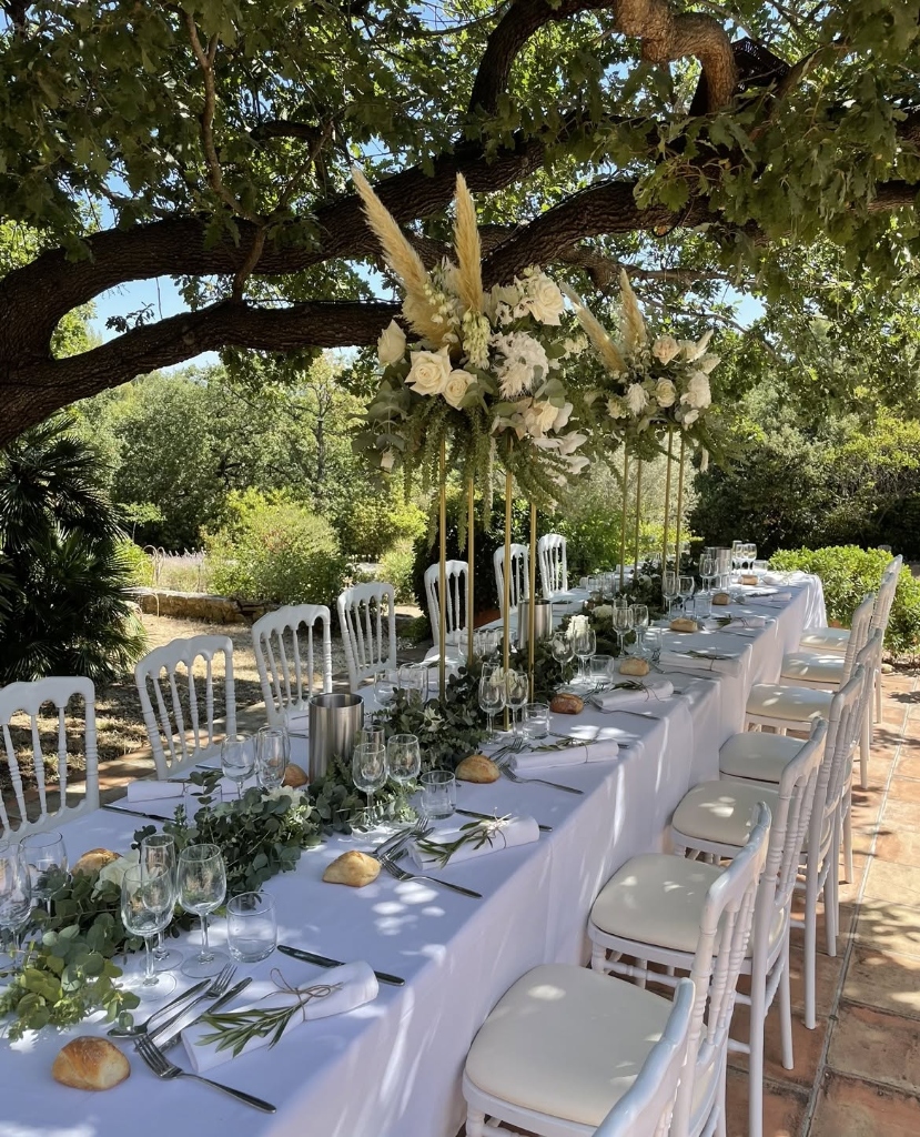 Table mariage chêne